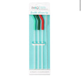 Swig Reusable Straw Set (Mega) In Mint/Green/Red