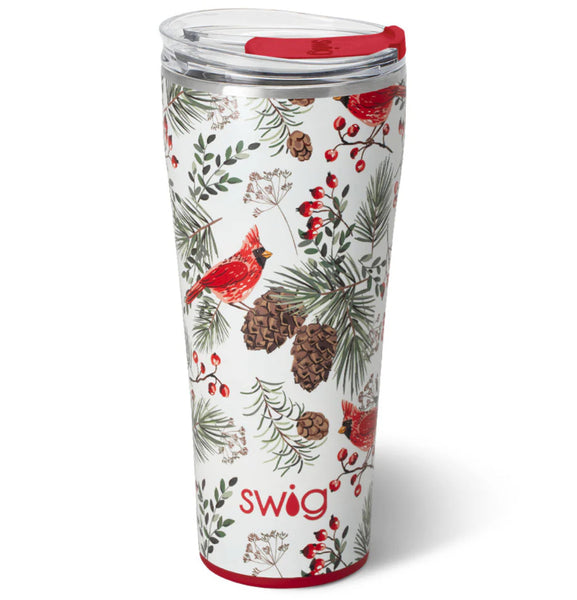 Swig "Winter Cardinals" 32oz Tumbler