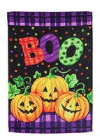 ‘Boo Jack-o-Lanterns’ Decorative Flag