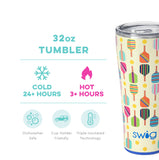 Swig "Pickleball" 32oz Tumbler