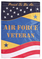 ‘Air Force Veteran’ Decorative Flag