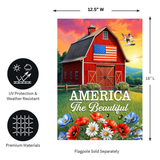 ‘American Barn’ Decorative Flag