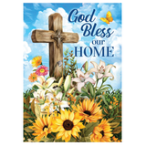 ‘God Bless Our Home’ Decorative Flag