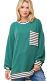 CC Urban Ribbed Long Sleeve Top, Assorted Colors
