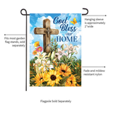 ‘God Bless Our Home’ Decorative Flag