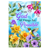 ‘With God Religious’ Decorative Flag