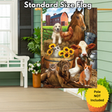 ‘The Gang’s All Here’ Decorative Flag