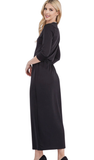 Long Pencil Skirt with Elastic Waist Band, Assorted Colors