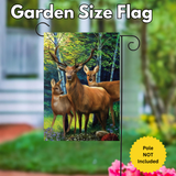 ‘Deer Family’ Decorative Flag