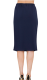 Pencil Skirt with Elastic Waist Band, Assorted Colors