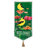 ‘Finches and Flowers’ Decorative Flag
