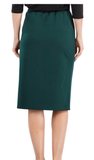 Pencil Skirt with Elastic Waist Band, Assorted Colors