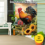 ‘Fancy Rooster’ Decorative Flag