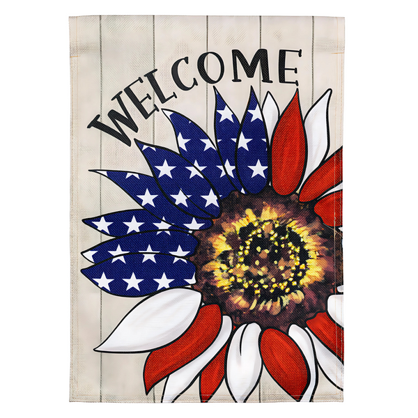 ‘Patriotic Sunflower’ Decorative Flag