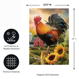 ‘Fancy Rooster’ Decorative Flag