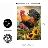 ‘Fancy Rooster’ Decorative Flag