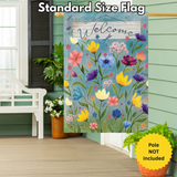 ‘Wildflower Field’ Decorative Flag