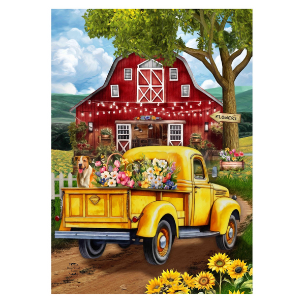 ‘Flower Farm’ Decorative Flage