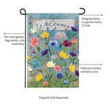 ‘Wildflower Field’ Decorative Flag