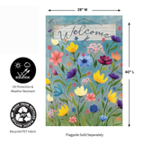 ‘Wildflower Field’ Decorative Flag