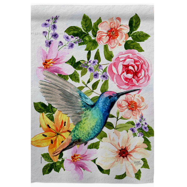 ‘Colorful Hummingbird’ Decorative Flag