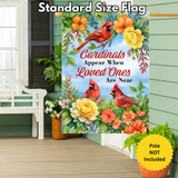 ‘When Cardinals Appear’ Decorative Flag
