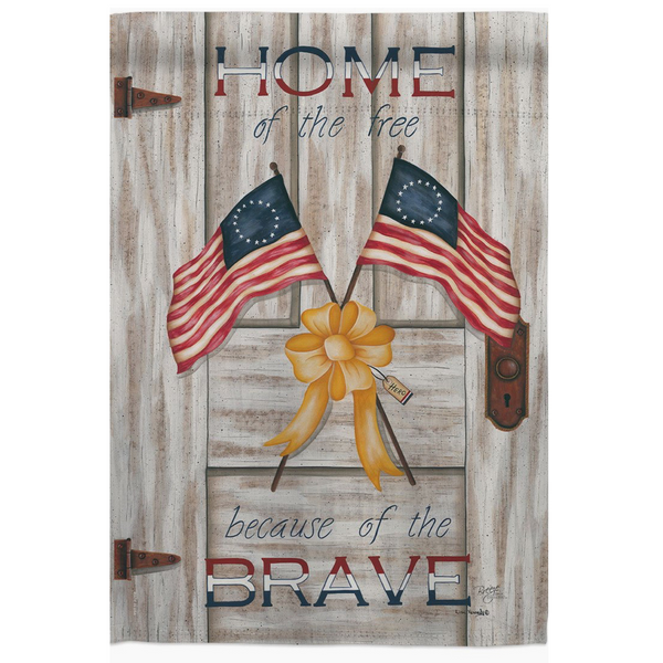 ‘Home of the Free’ Decorative Flag