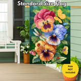 ‘Pansy Trio’ Decorative Flag