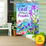 ‘All Things Are Possible’ Decorative Flag