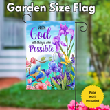 ‘All Things Are Possible’ Decorative Flag