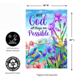 ‘All Things Are Possible’ Decorative Flag