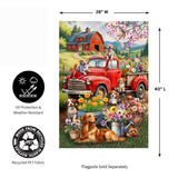 ‘Farm Pups’ Decorative Flag