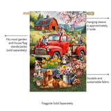 ‘Farm Pups’ Decorative Flag