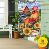 ‘Farmyard Rooster’ Decorative Flag