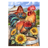 ‘Farmyard Rooster’ Decorative Flag