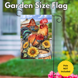 ‘Farmyard Rooster’ Decorative Flag