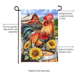 ‘Farmyard Rooster’ Decorative Flag