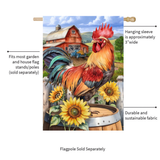 ‘Farmyard Rooster’ Decorative Flag