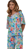 DEAR SCARLETT Lightweight Summer Printed Two-Piece Set
