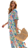 DEAR SCARLETT Lightweight Summer Printed Two-Piece Set