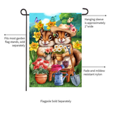 ‘Springtime Chipmunks’ Decorative Flag