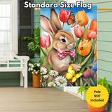 ‘Stop and Smell the Tulips’ Decorative Flag