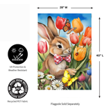 ‘Stop and Smell the Tulips’ Decorative Flag