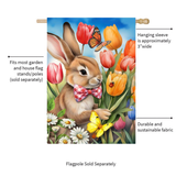‘Stop and Smell the Tulips’ Decorative Flag