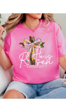GGB Preppy He Is Risen Peeps Coquette Cross TShirt