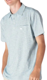 SIMPLY SOUTHERN Men’s Seaside Polo-Light Blue Stripe
