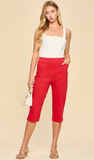 Dear Scarlett “Only Pair” Capri Pant, Assorted Colors