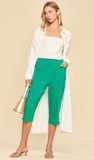 Dear Scarlett “Only Pair” Capri Pant, Assorted Colors