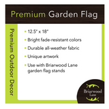 ‘Spring Bath Birds’ Decorative Flag