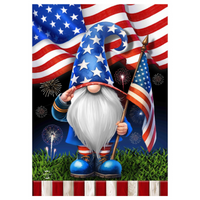 ‘Saluting Gnome’ Decorative Flag